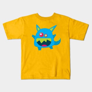 Blue Paper Monster! Kids T-Shirt